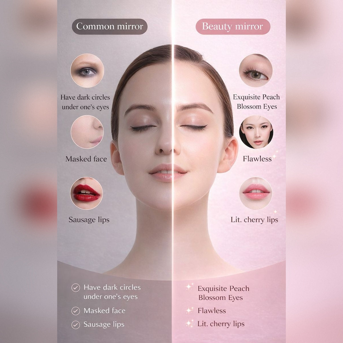 Vanity Box with LED Mirror