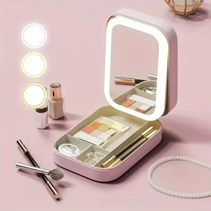 Vanity Box with LED Mirror