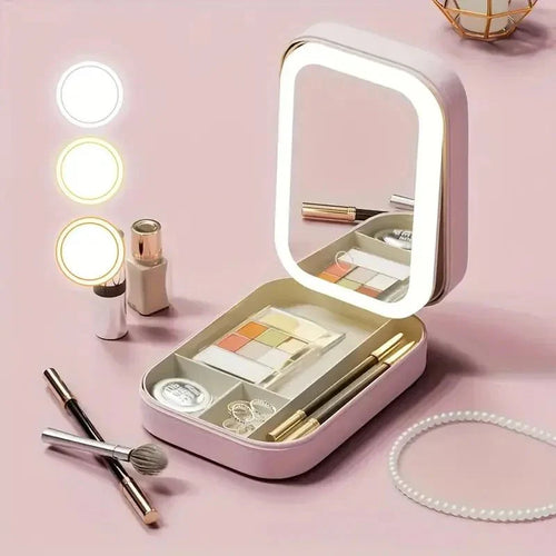 Vanity Box with LED Mirror