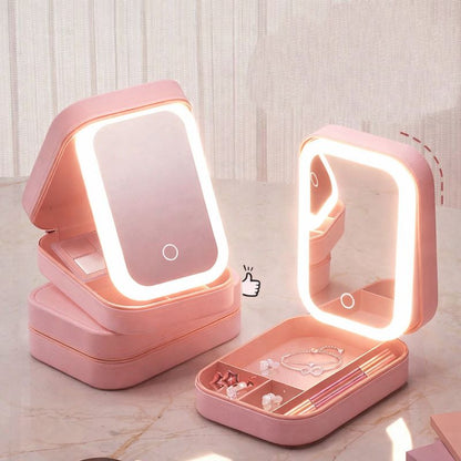 Vanity Box with LED Mirror